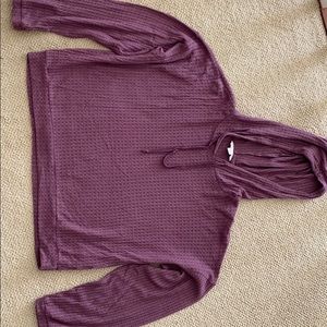 American Eagle Purple Hoodie Sweater